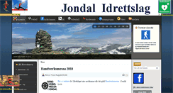 Desktop Screenshot of jondalidrettslag.com