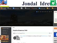 Tablet Screenshot of jondalidrettslag.com